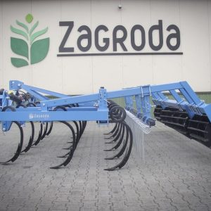 Kultivator 3-rader med spiralfjädrar