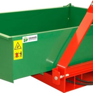 Hydraulisk transportbox (1 cylinder) monterad på traktorns baksida